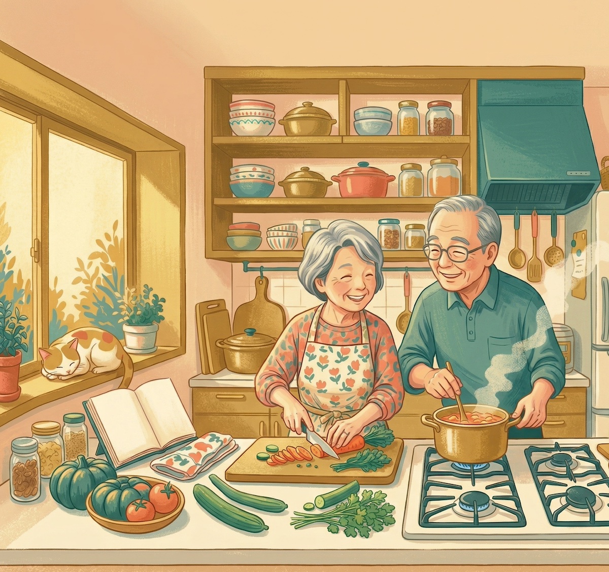 長輩每週簡單下廚，可能降低失智風險 ✨ 