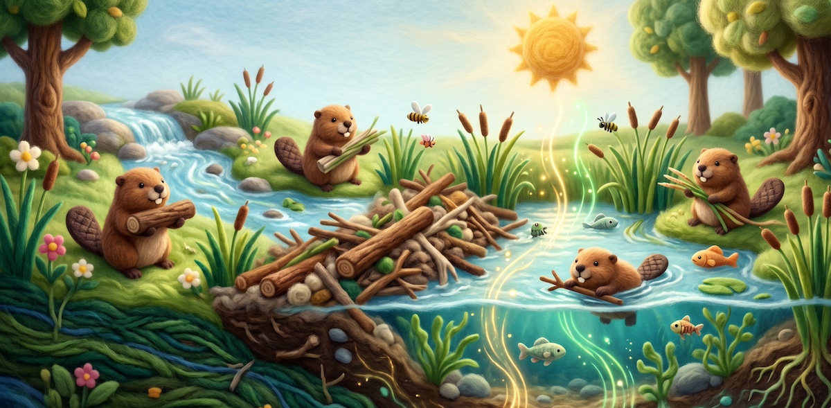 研究發現：河狸築起的小水壩，正默默幫地球減碳 🦫